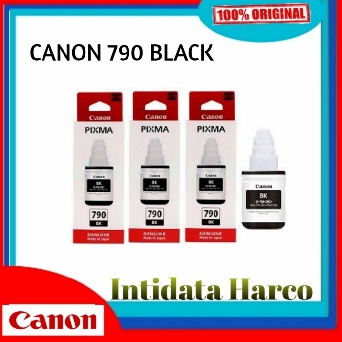 

Terbaru-ATK CANON TINTA BOTOL GI 790 BLACK ( BK ) GI790 B ORIGINAL 100%