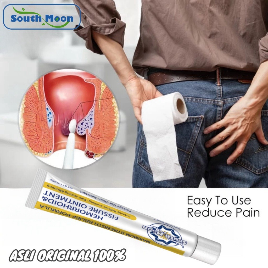 South Moon Obat wasir / Salep Wasir / Ambeien - Obat Krim Herbal Ambeyen KPEM Salep Wasir 24 JAM Amb