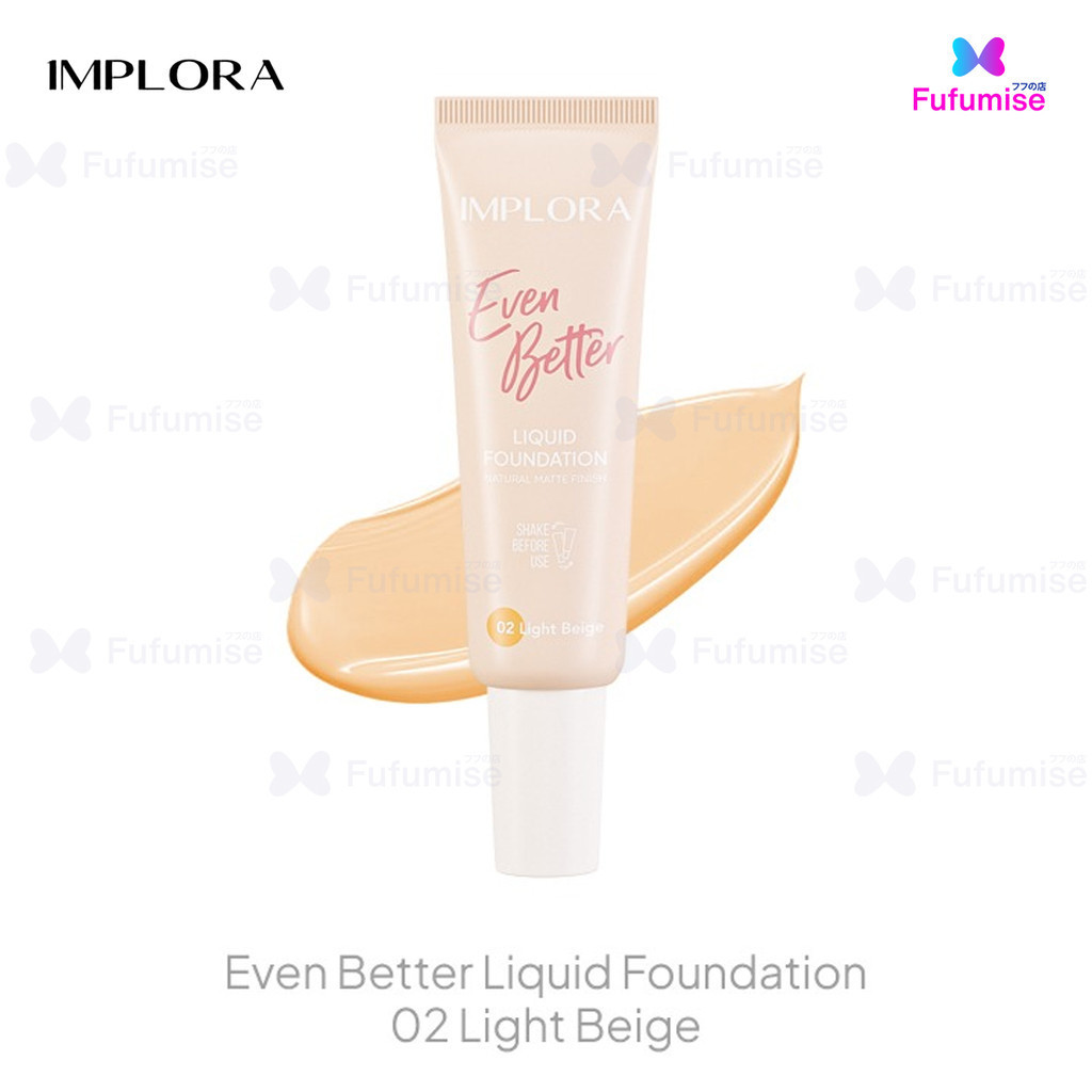 IMPLORA EVEN BETTER LIQUID FOUNDATION NATURAL MATTE FINISH 01 IVORY
