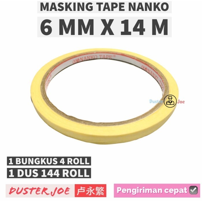 

Masking Tape Nanko 6mm x 14M - PER 1 ROLL