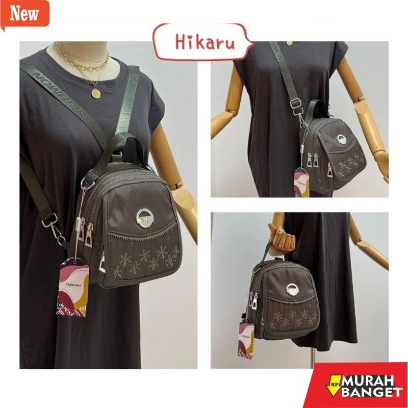 tas ransel wanita shopee TAS SIGHMON 3IN1//MULTIFUNFSI KODE.P-307-85# IMPORT ORI
