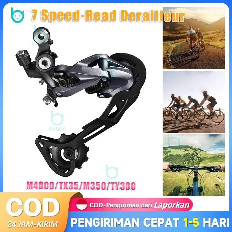 M4000 Sepeda Lipat MTB Roadbike DLL RD 8/9/10 Speed Rear Derailleur TX35 TY300 M370 RD Sepeda 6 7 8 