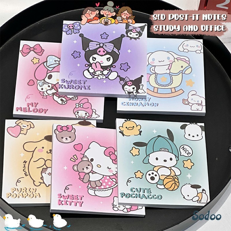 

Sanrio Catatan Tempel Kantor Belajar N-time Stiker Pesan Kertas Catatan Berperekat - SO
