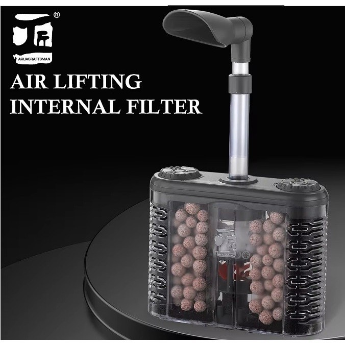 Filter Aquarium Air Lifting Internal Bottom Under Gravel