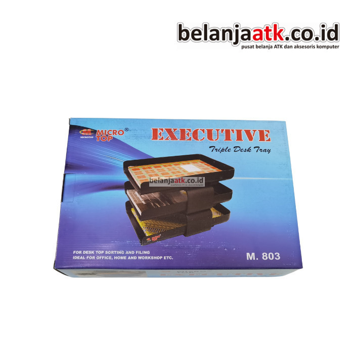 

Executive Paper Tray Microtop 803 Susun 3 (Rak Susun Kertas)