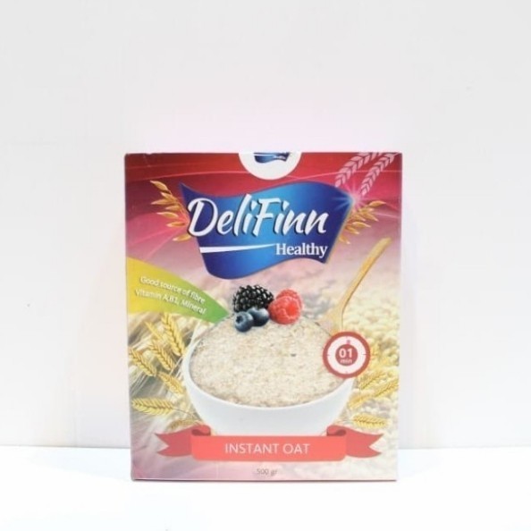 

delifinn healthy instant oat 500gr cereal sereal gandum
