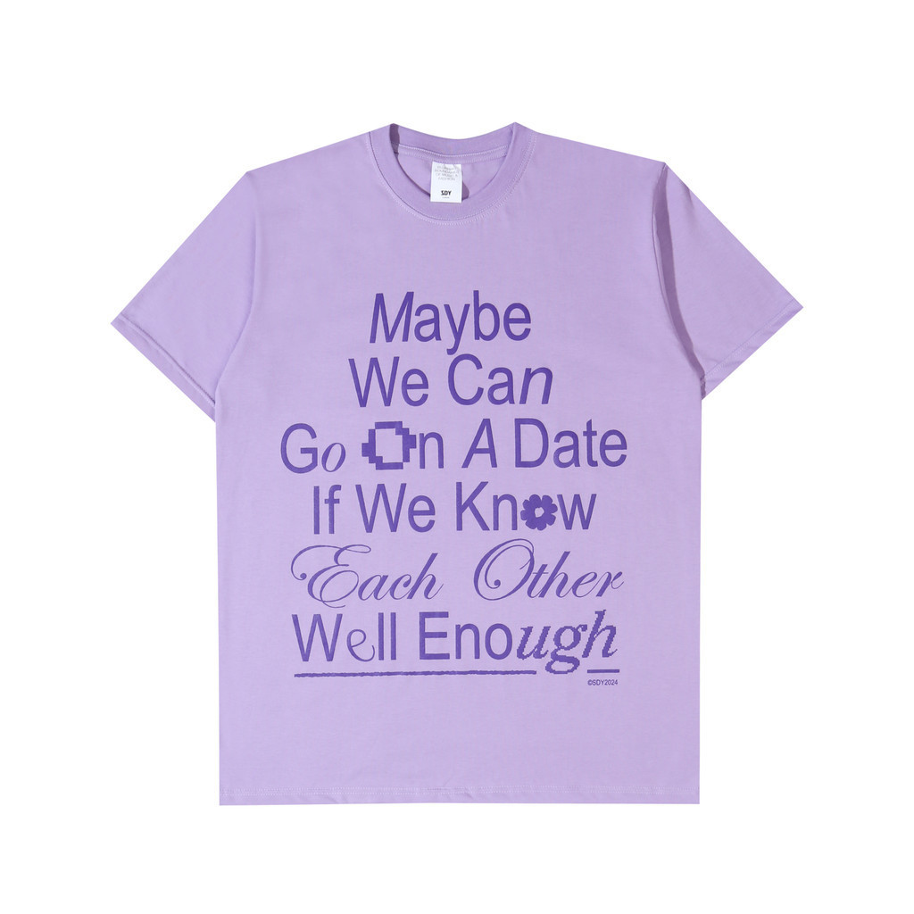 Drizzly - Date - T-shirt - Lavender
