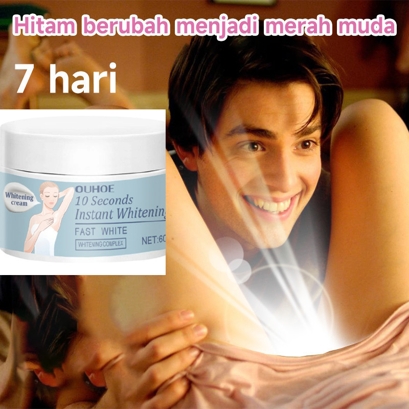 Krim Pemutih Kulit Ketiak, Siku, Leher, Lutut Isi 60 ML Eelhoe Retinol Original