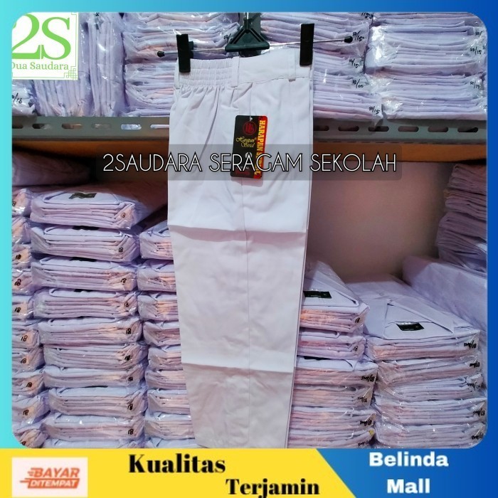 

⭐COD⭐ Celana Sekolah SD/SMP/SMA Panjang Karet Putih Seragam Sekolah 24 25 TERLARIS