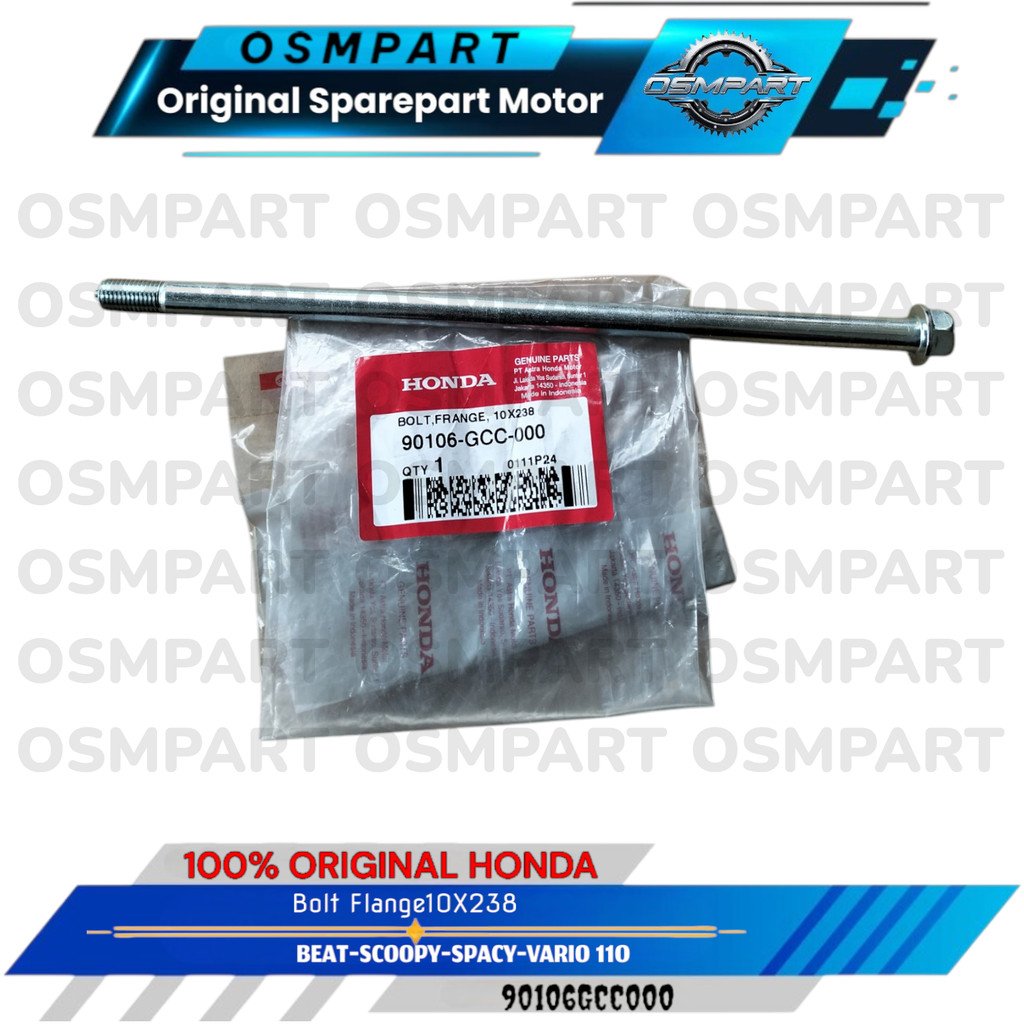 BAUT AS GANTUNGAN MESIN BAGIAN BELAKANG BEAT SCOOPY SPACY VARIO 110 AHM 90106GCC000