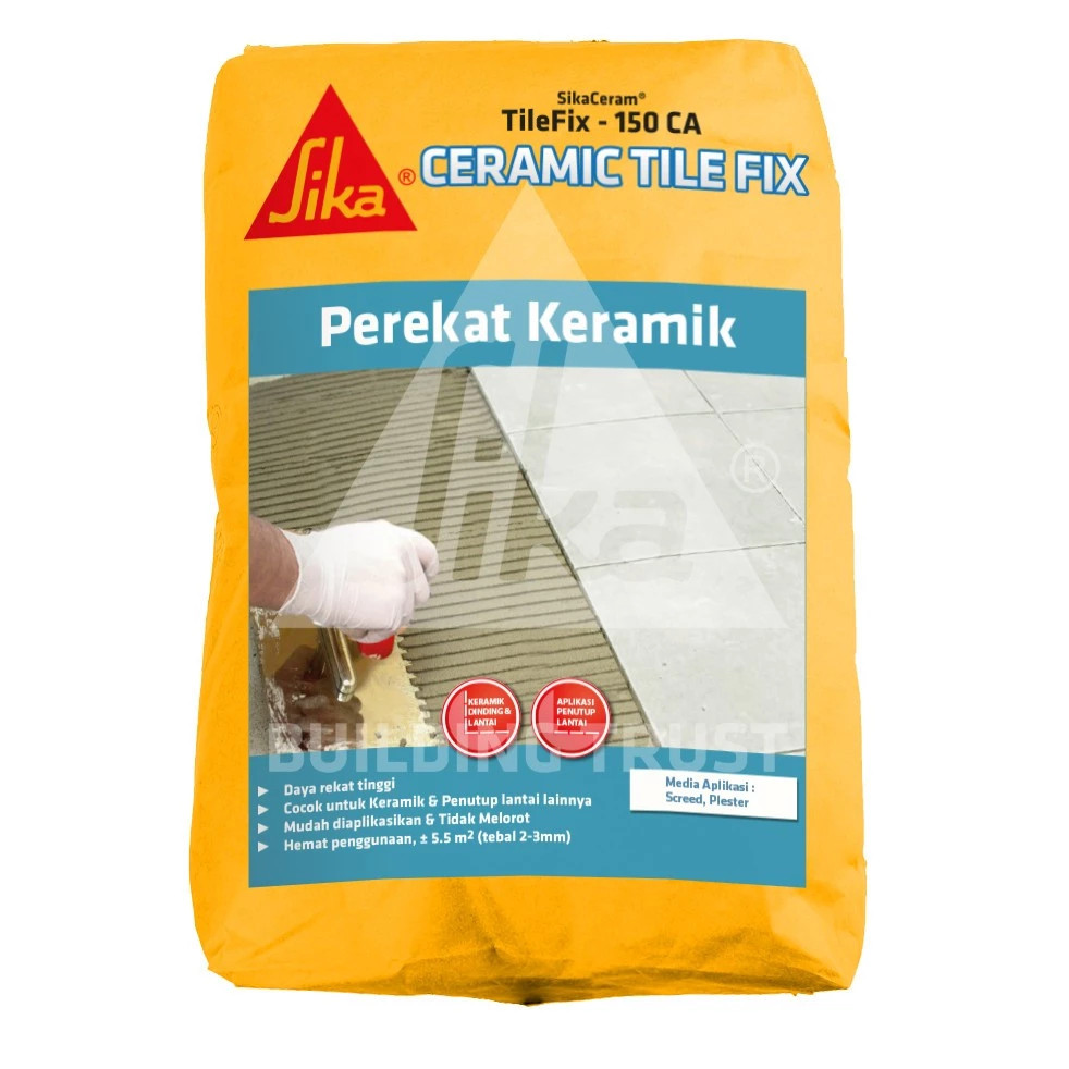 Sika Ceram Tilefix 150 CA 25kg Semen Perekat Keramik Instan Ready Bandung
