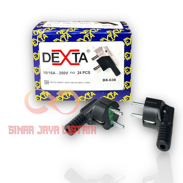 Grosir Dexta Steker Arde L / Steker Arde Bengkok Dexta Hitam / Putih SNI Murah