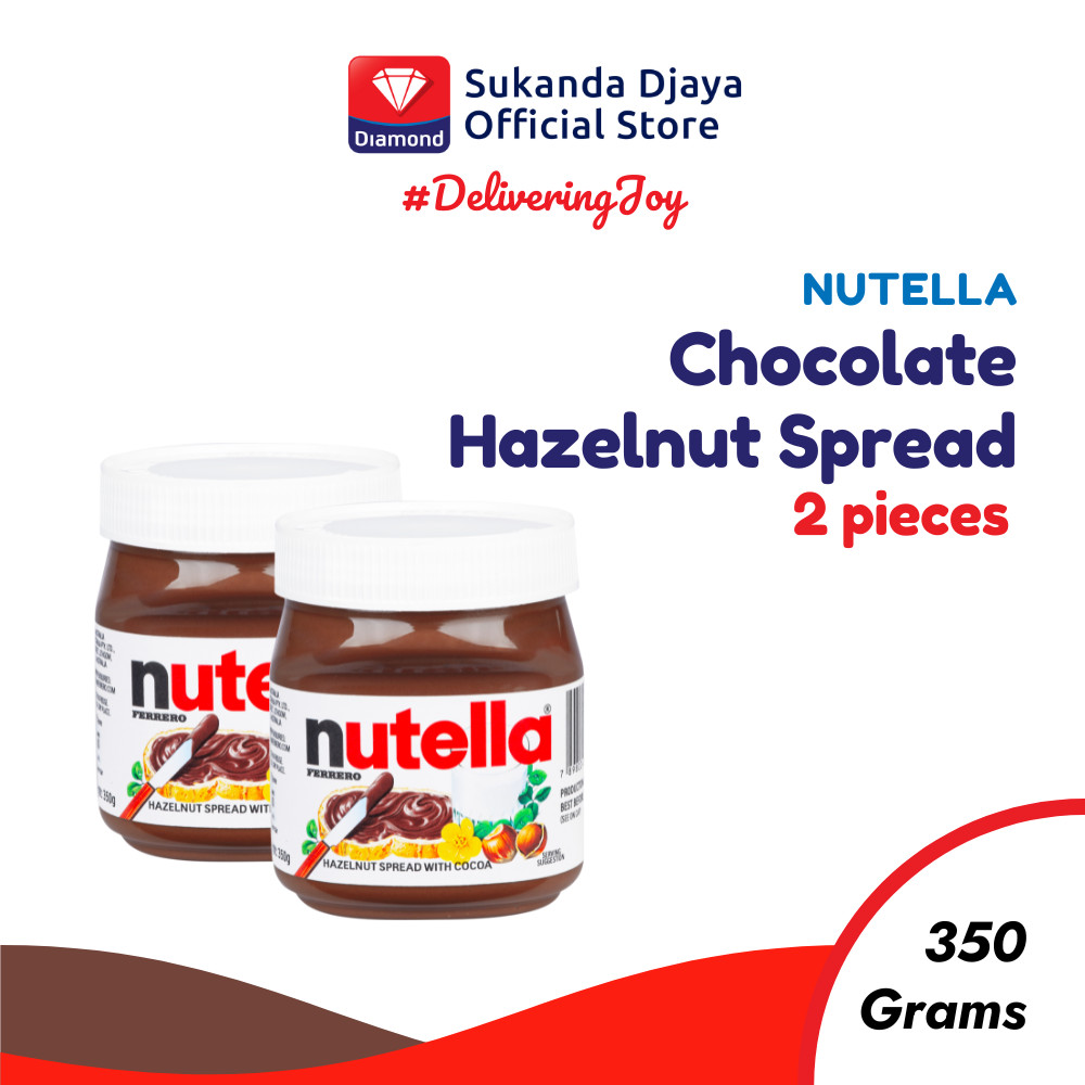 

Nutella Chocolate Hazelnut Spread / Selai Coklat Hazelnut 350 gr – Twin Pack