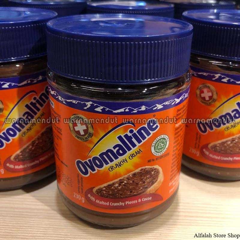 

Ovomaltine selai coklat crunchy cream 230gr WMO IK1154