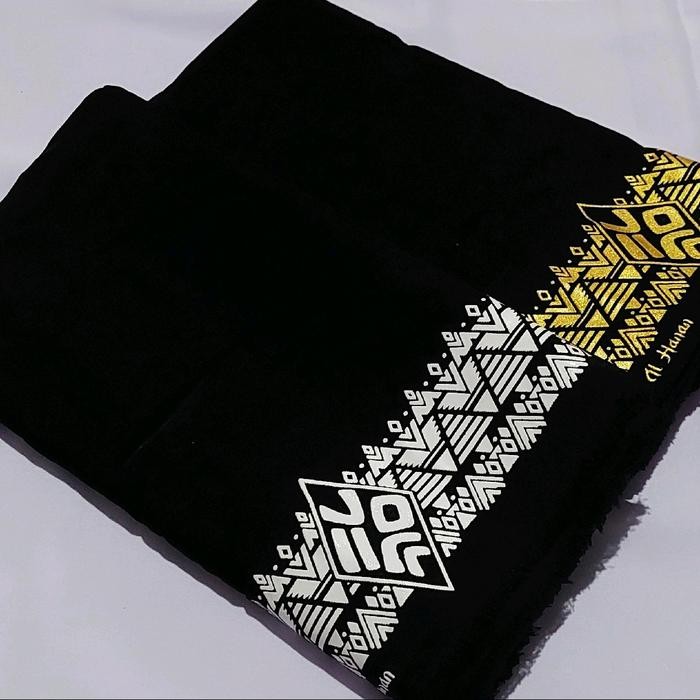 "R.V.Shop" -  PROMO Sarung hitam Lontara bugis makassar sarung pria sarung hitam bahan tessa Kain Te