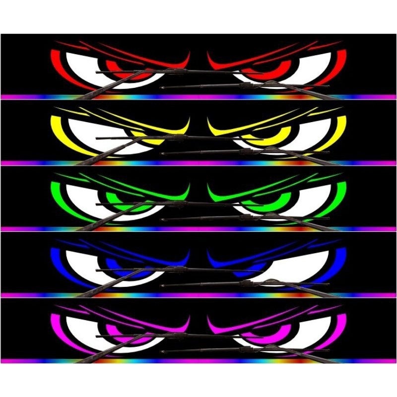 

Stiker Strobo Mata Kedip Hologram Isi 5 Pcs 5 warna Bus Mania