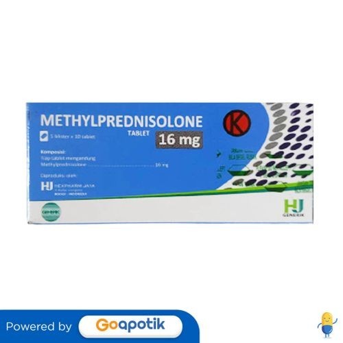 Methylprednisolone Hexpharm 16 Mg Box 50 Tablet