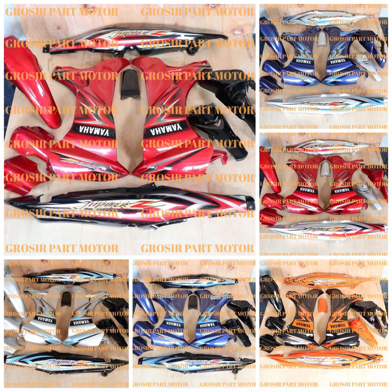 (COD) Cover Body Jupiter Z New Burhan 2006 Full Set Halus Bodi Jupiter Z Burhan Body Jupiter Z New