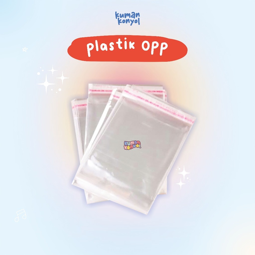 

Plastik OPP satuan plastik packing ukuran 2 x 5 cm