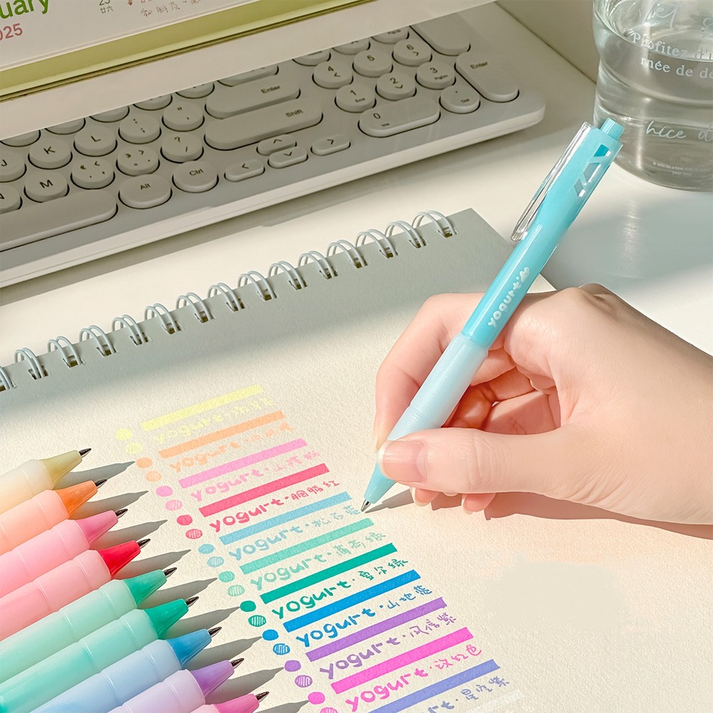 

4pcs Acrylic Paint Color Gel Pens Set Solf Grip 0.7mm Ballpoint Quick Dry Ink Marker for Writing Drawing Office School A7789