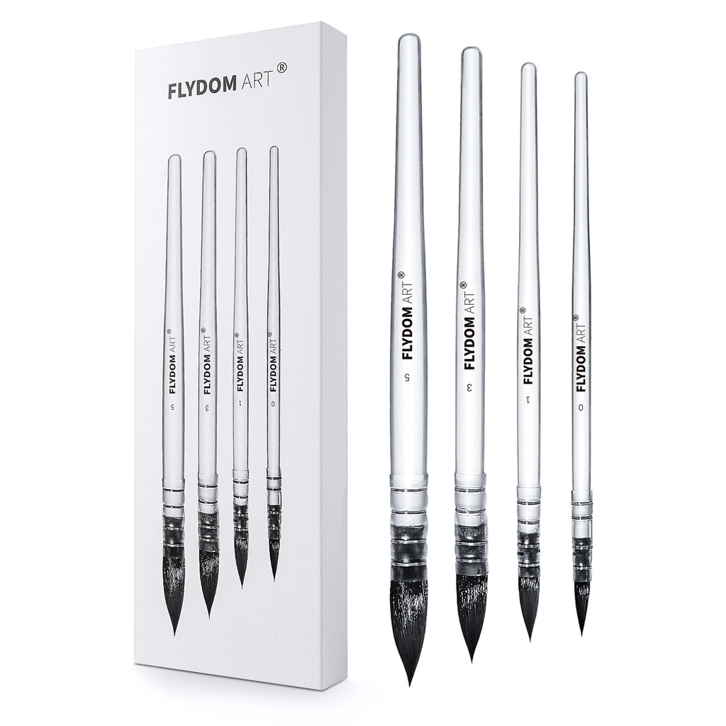 

Professional Watercolor Brushes Set Artist Brushes Nylon Squirrel Hair Watercolor Brush Mop Set Gouache Painting Art Supplies