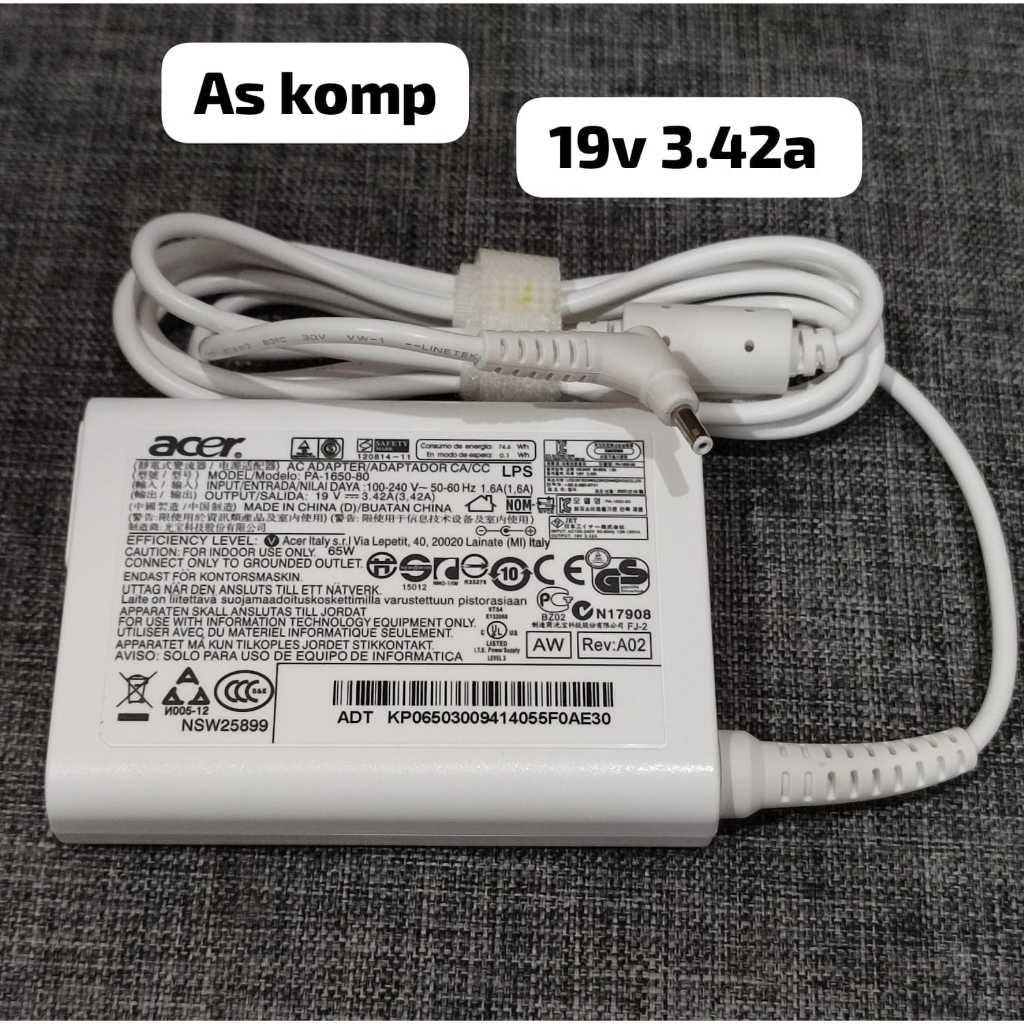 Charger Adaptor Acer Swift 3 5 SF314-51 SF314 SF314-41 ORIGINAL