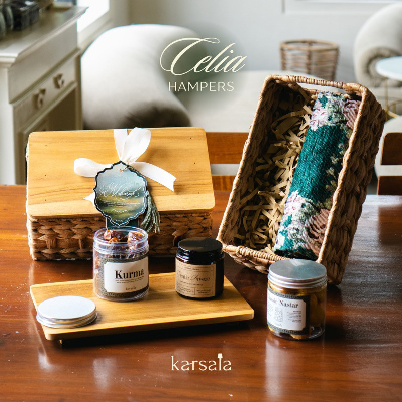 

KARSALA - Celia Package Hampers Lebaran 2025 | Parcel Anyaman Multifungsi Idul Fitri | Eid Mubarak Hampers | Parsel Ramadan | Gift Idea | Handwash Room Linen Sajadah Kue Kering | Ramadhan Cantik Murah Aesthetic Natural Elegant/ langsung proses