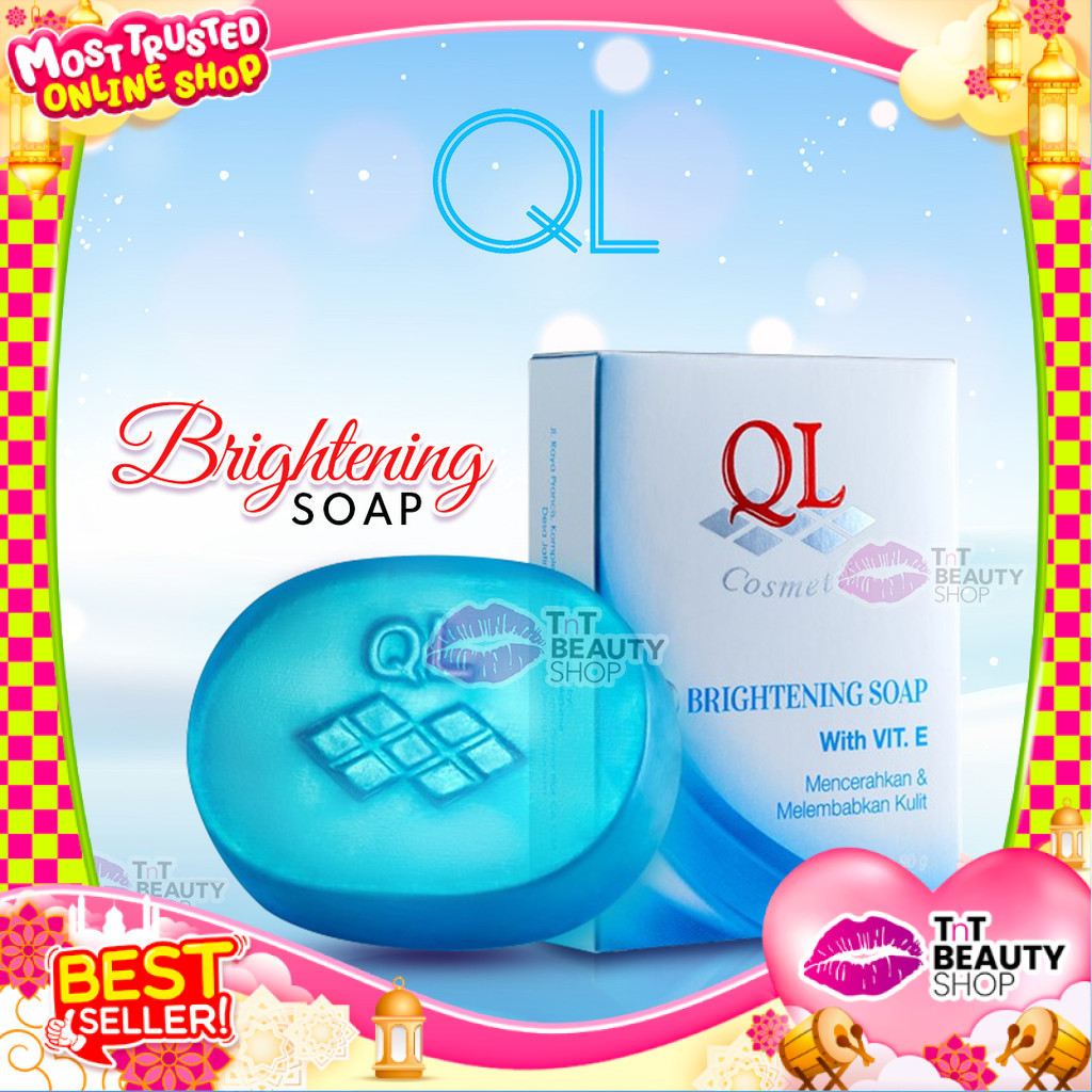 QL Cosmetic Brightening Soap - Sabun Wajah | TnT Beauty Shop