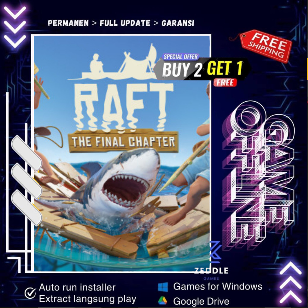 RAFT - GAME PC - GAME LAPTOP - PC GAME OFFLINE