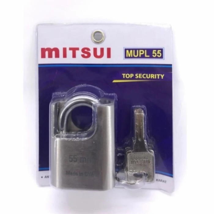Mitsui Gembok MUPL 55 / Padlock / Gembok Anti Potong Anti Maling