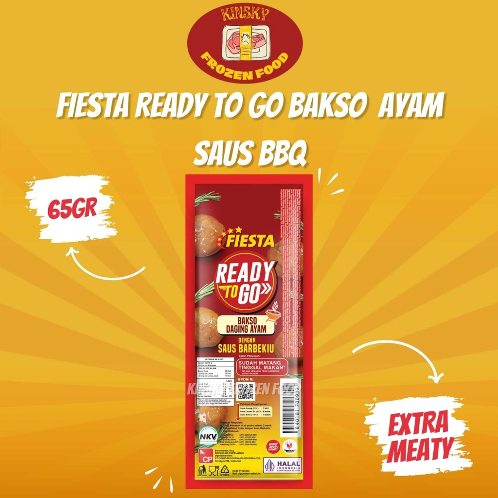 FIESTA READY TO GO BAKSO SAUS BBQ 60GR