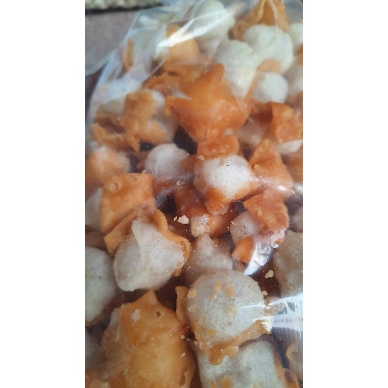 

SOMAYMINI KERING 500 GRAM MURAH UNTUK TOPPING BASO ACI / SEBLAK GURILEM SOMAY KERING 1 KG