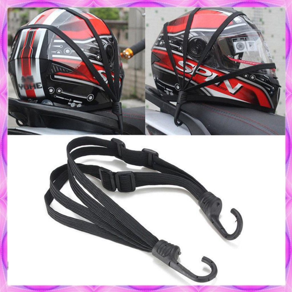 Tali Pengikat Helm Jaring Helm Tali Pengikat Helm Elastis Helmet PENGIKAT BARANG / HELM 60 cm-COD
