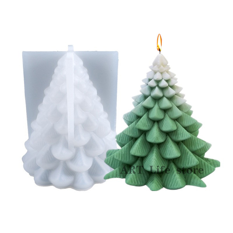 

Tower Tree Silicone Candle Mold Atmosphere Decorative Crafts Resin Plaster Mold Diy Soap Making Holiday Gift