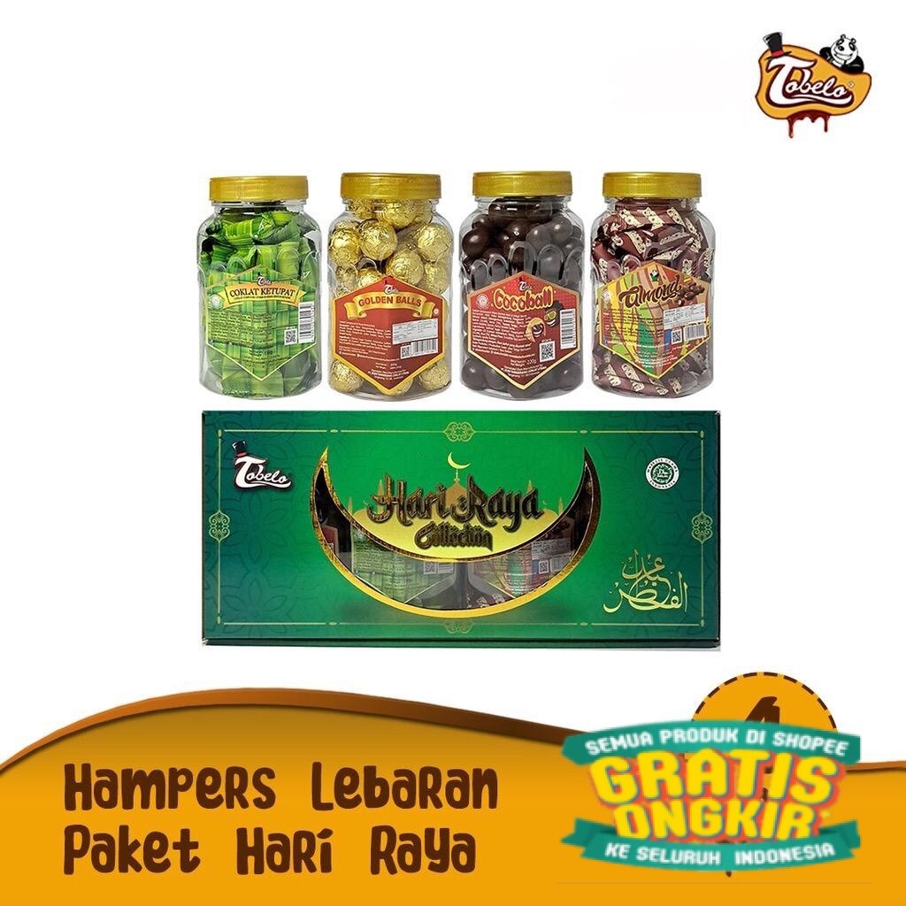 

PRODUKSI BARU Paket Coklat Tobelo Hampers Hari Raya Lebaran Isi 4 Varian Coklat/ New kado
