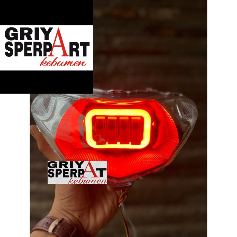 LAMPU DEPAN MIO NEW MIO SMILE  LED 4 LENSA