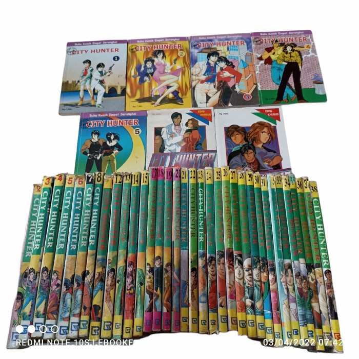 45 komik City hunter rajawali set tamat langka