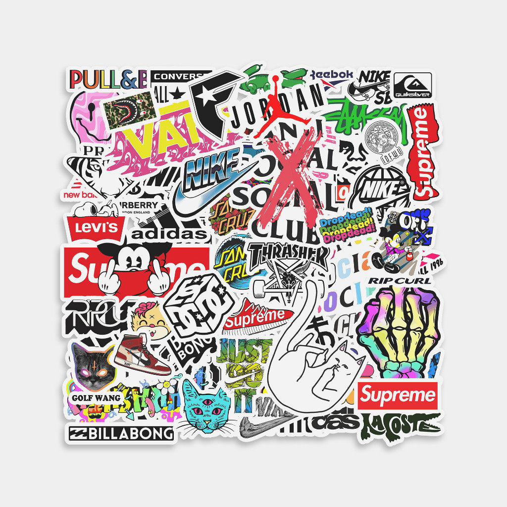 

Stiker Hypebeast Air Jordan Vinyl Waterproof Anti Air Sticker Graffiti Buku Journal Koper Motor