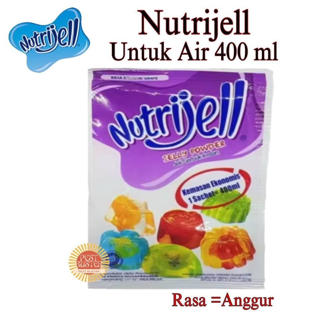 

Nutrijell 10gr Rasa Anggur Kemasan Sachet Ekonomis BPOM Halal Original