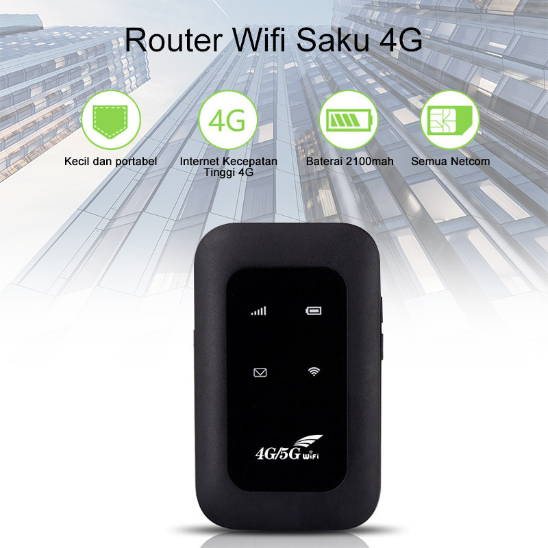 COD Router Wi-Fi 4G MF800 - Modem Nirkabel Berkecepatan Tinggi All Operator, Mobile Broadband Mini P