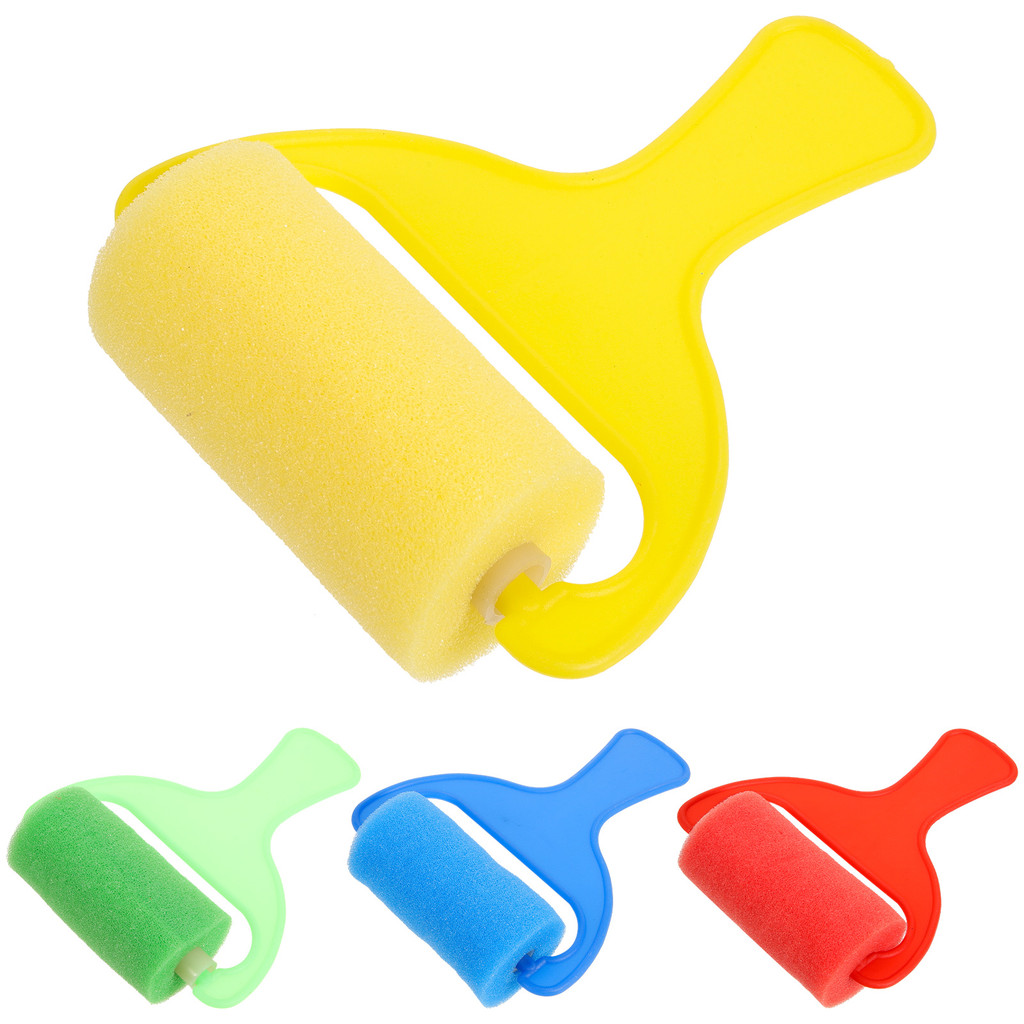 

Kids Paint Brush Painting Tools Brushes Sponge Rollers for Drawing Supplies