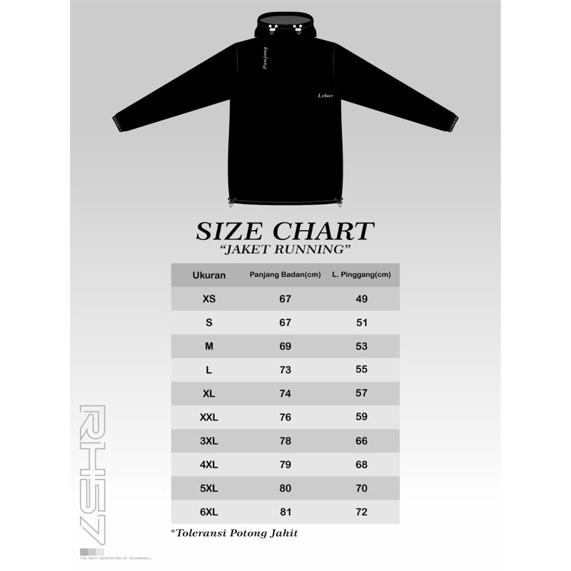 PROMO TERBARU RH57 JAKET RUNNING JKRN 070 JAKET PRIA / JAKET WANITA