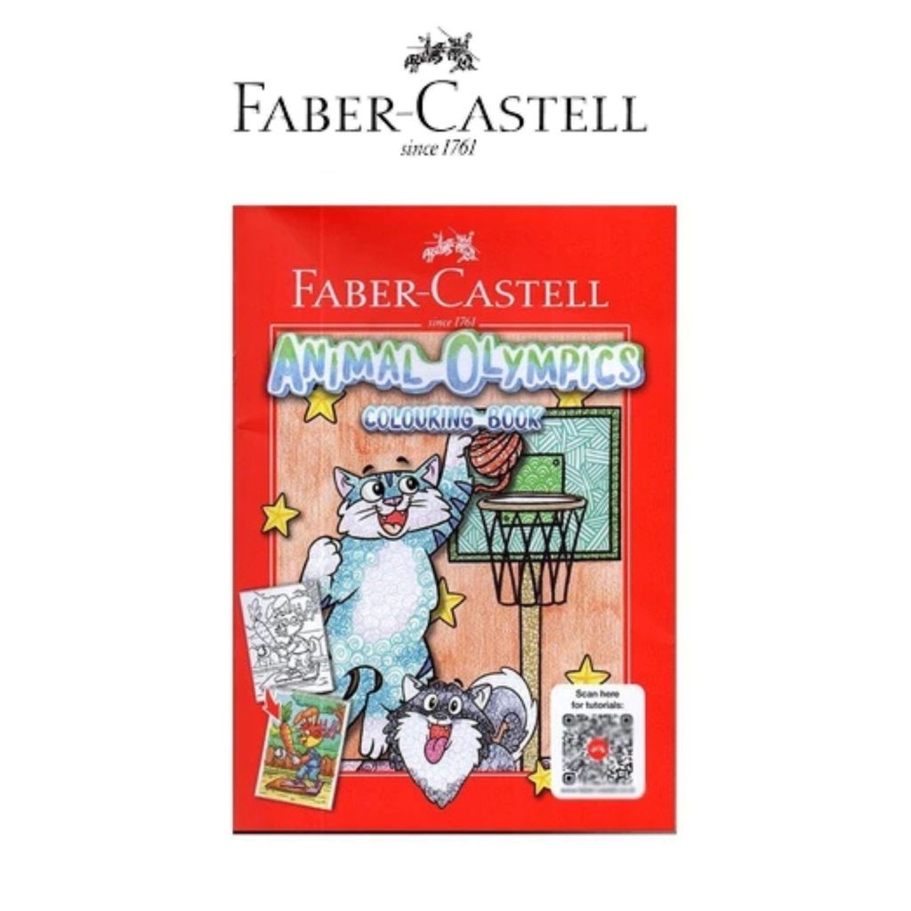 

Buku Mewarnai Faber Castell Colouring Books Anymal Olympics Buku Gambar Anak Isi 10 #104021- SATUAN - SHESB