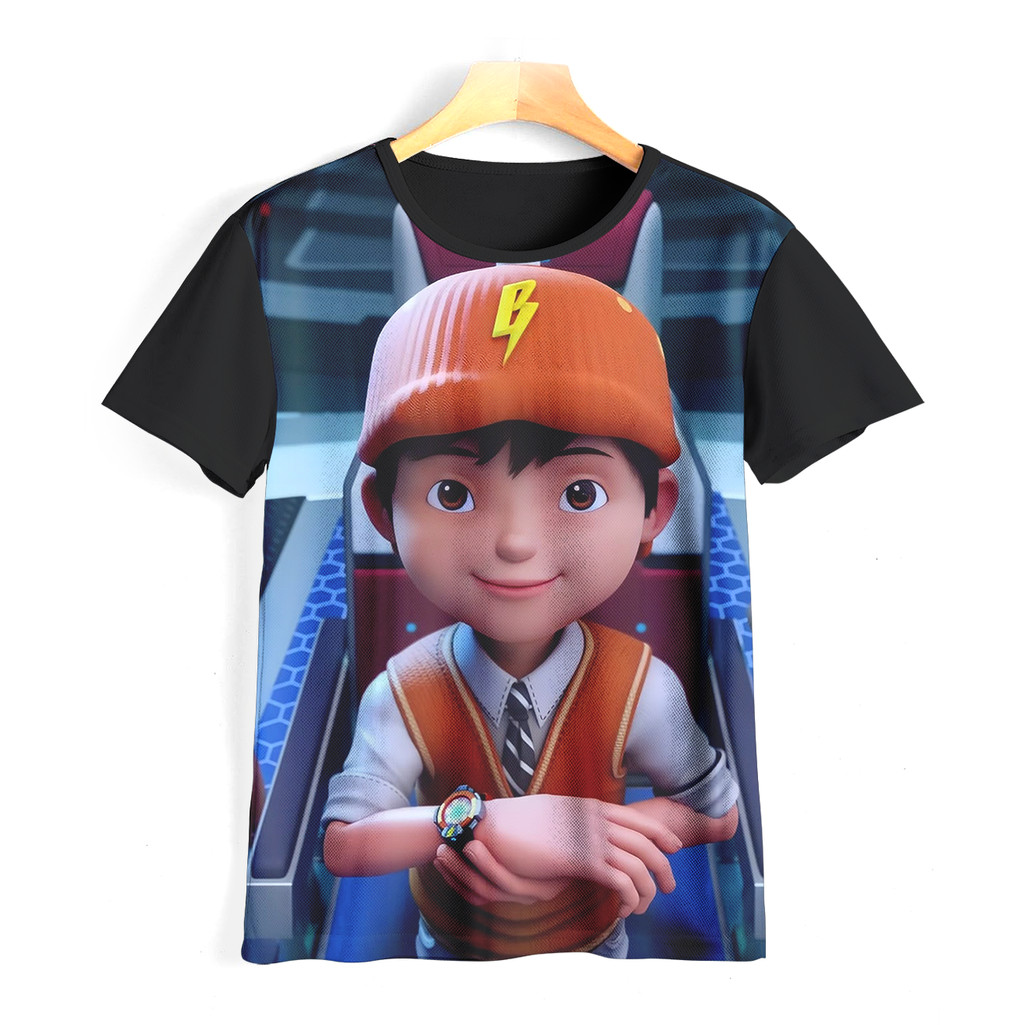 Kaos Boboiboy Keren dan Adem | Kaos Boboiboy Anak & Dewasa | 0001BBY