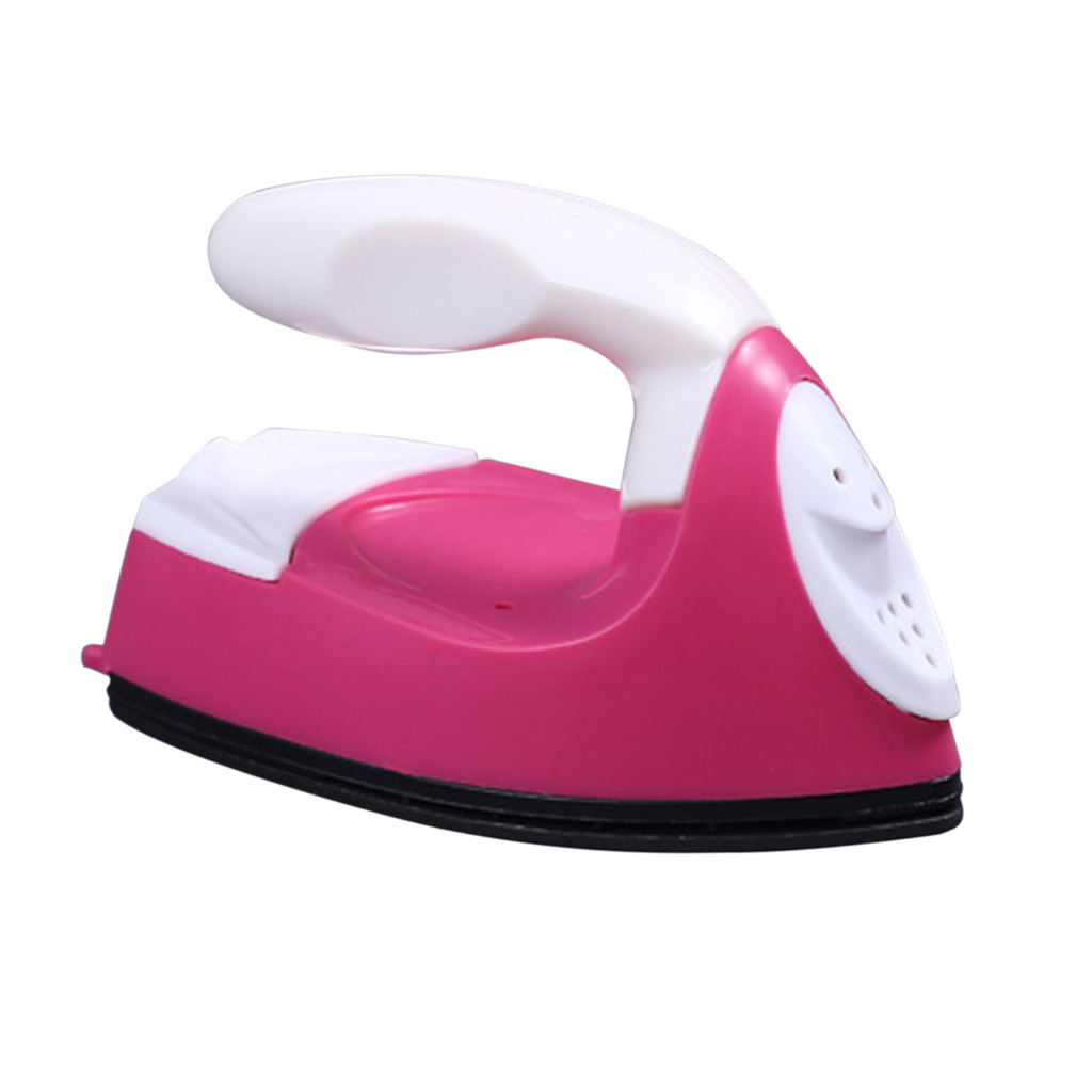 

Mini Handheld Garment Iron Non-Stick Portable Electronic Iron for DIY Art and Craft with US Plug