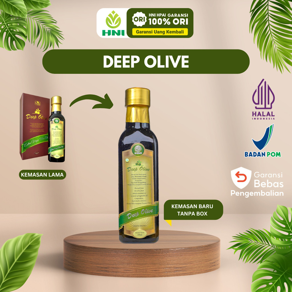

Deep Olive Extra Virgin Olive Oil 250ml BPOM - Hni