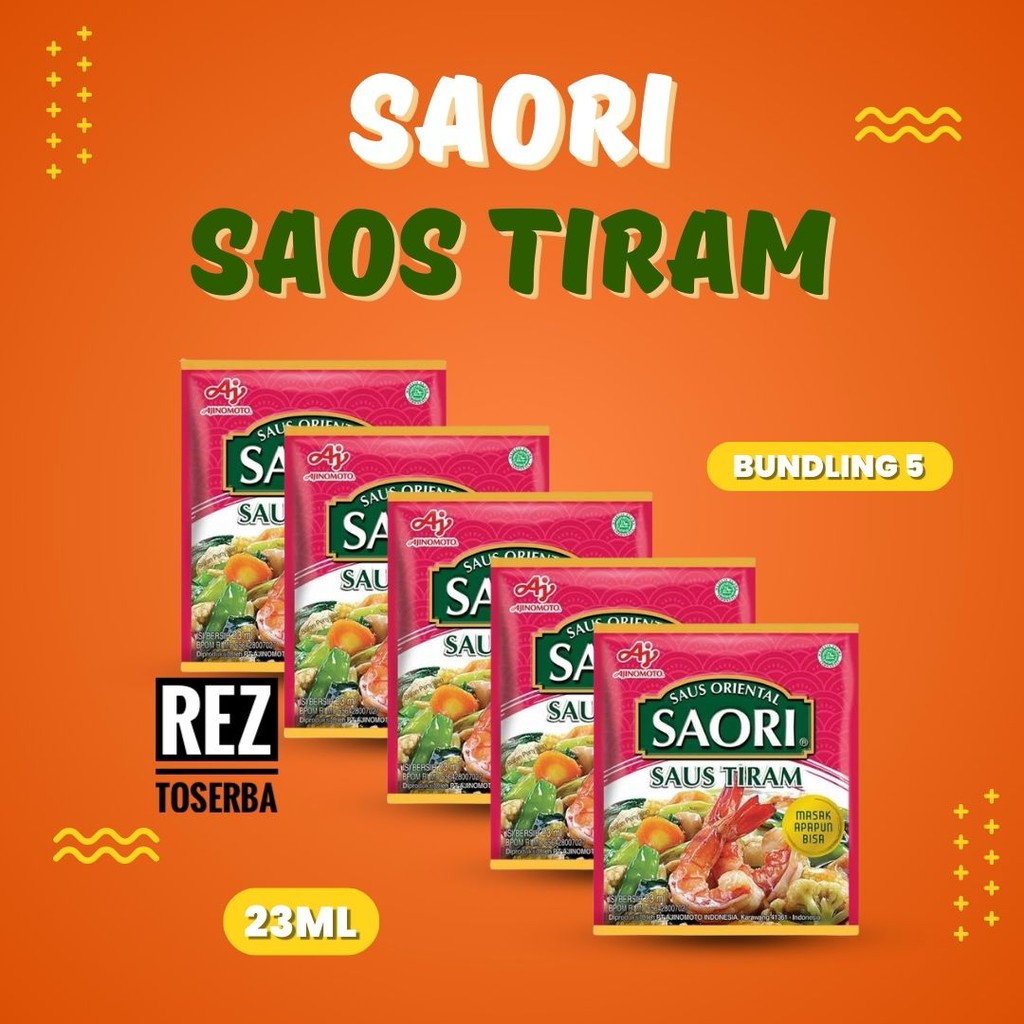 

SAORI Saus Tiram Oriental Lezat Sachet 23ml (4 pcs)