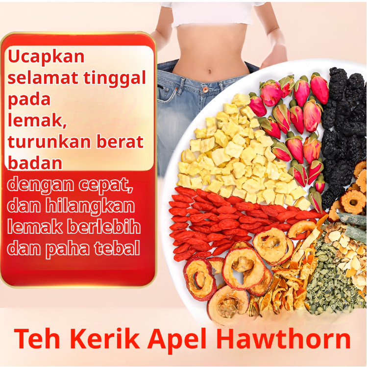 

❤️Buy 1 Free 1❤️【COD+Kirim Dalam 24 Jam】Teh Apel Hawthorn/Teh Apel Hawthorn/ Teh Diet Apel/Teh Buah Penurun Tekanan Darah/ Organik Detoks Sistem Pecernaan Untuk Usus Sehat/mempercantik dan menutrisi kulit/mengatasi sembelit