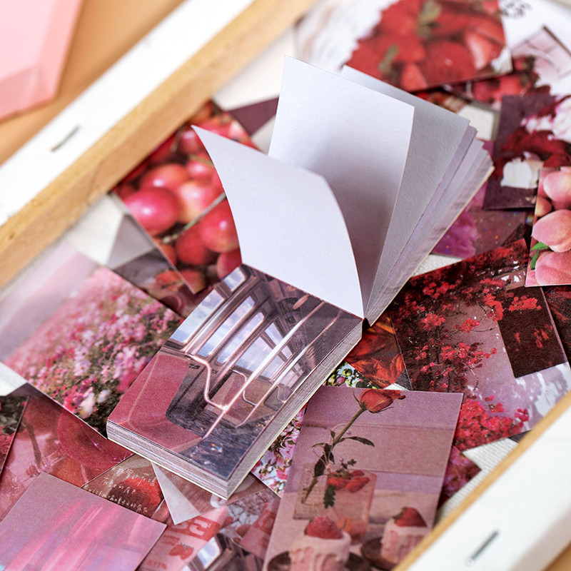 

50pcs/plant landscape stationery stickers writable butterfly stickers bullet diary Korea stationery stickers aesthetics
