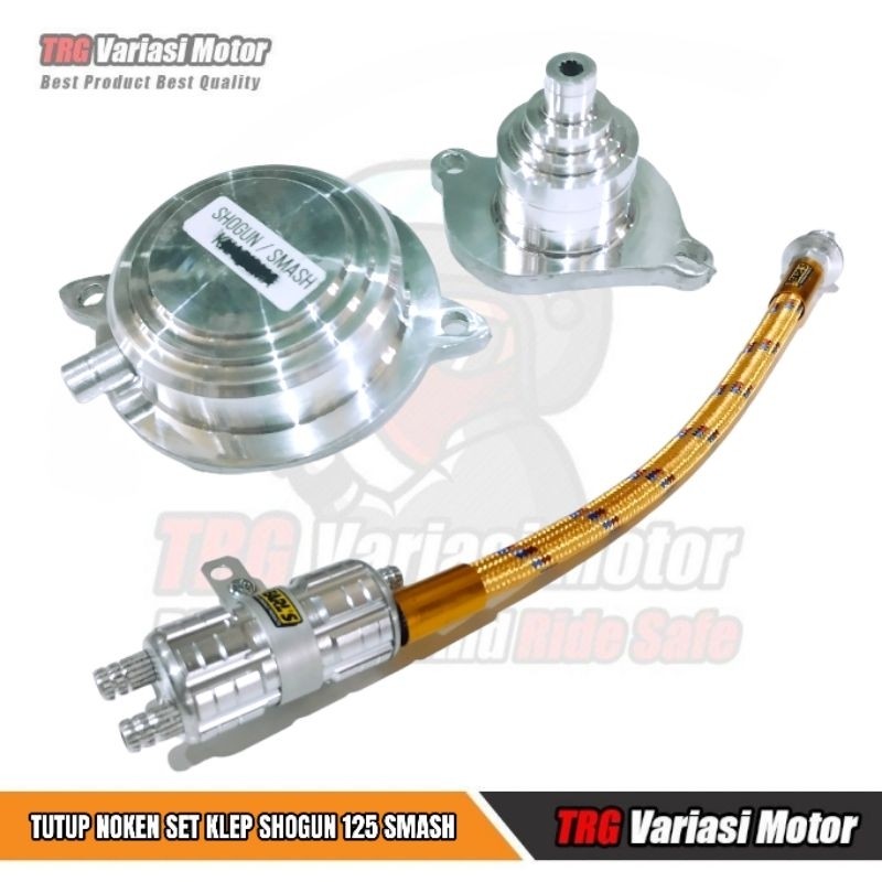 Tutup Noken Shogun 125 Smash Set Tutup Klep Dan Tutup Oli Tabung CNC 4 Varian Warna
